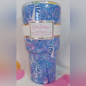 Lilly Pulitzer Stainless Steel Tumbler with Lid